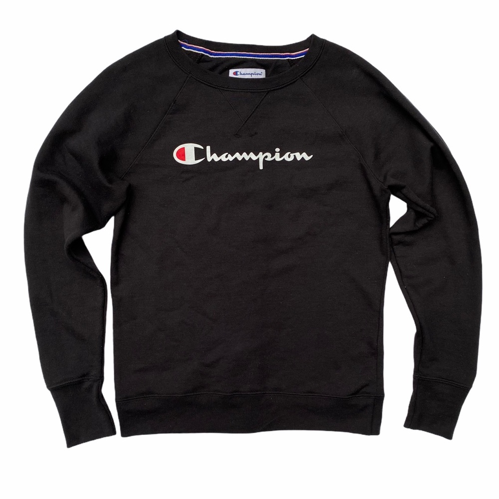 Champion Sweatshirt Black Size Small